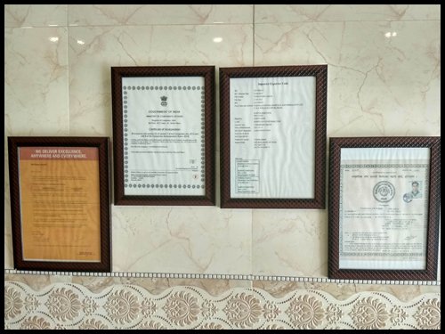 Nakra Ayurveda Hospitals and Herbals Pvt Ltd certification